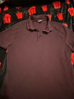 Express Men’s Wine Polo Shirt
